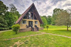 A-Frame Cabin with Hot Tub, Walk to Kentucky Lake!